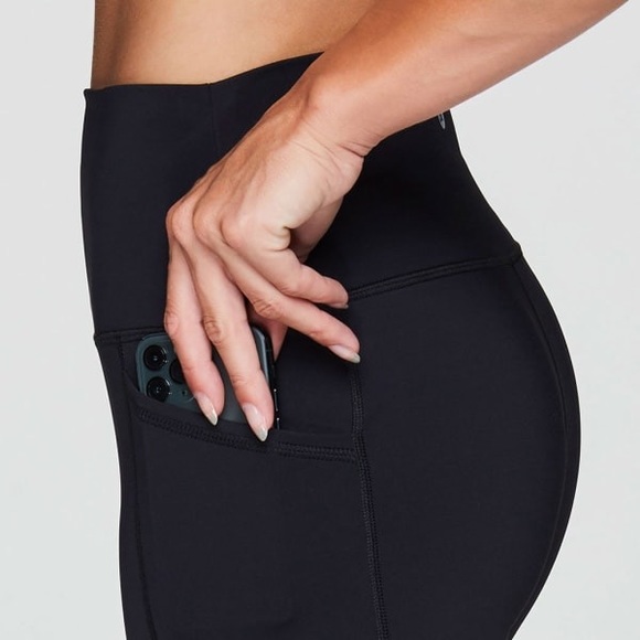 🆕*RBX High Rise Active Wear Leggings•Ankle Length•Thigh Pocket •Compression•Dry - Picture 5 of 16